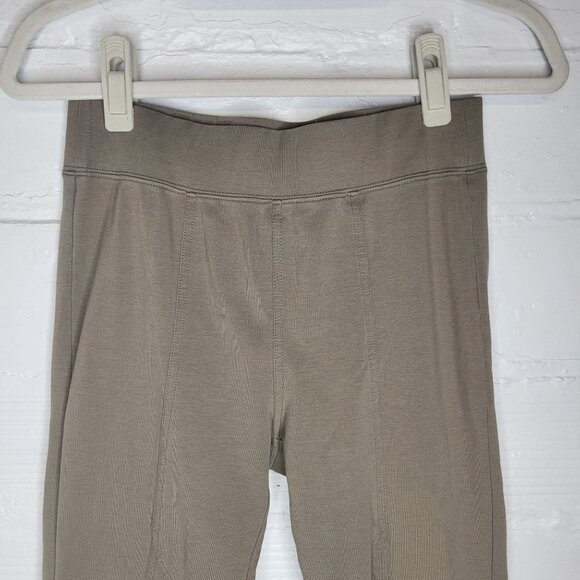 Soft Surroundings Women's Small Cargo Pants Leggings Green Pull On - Picture 3 of 7